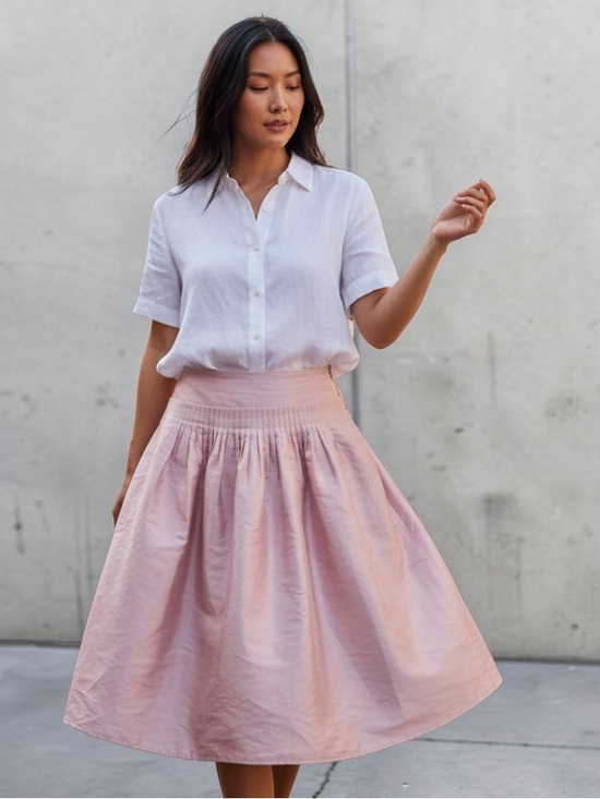 Dkny Dresses & Skirts - DKNY City Vintage Silk Dupioni Skirt